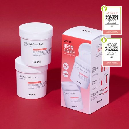 مجموعة مسحات كلير الأصلية من كوزركس  COSRX Original Clear Pad Set